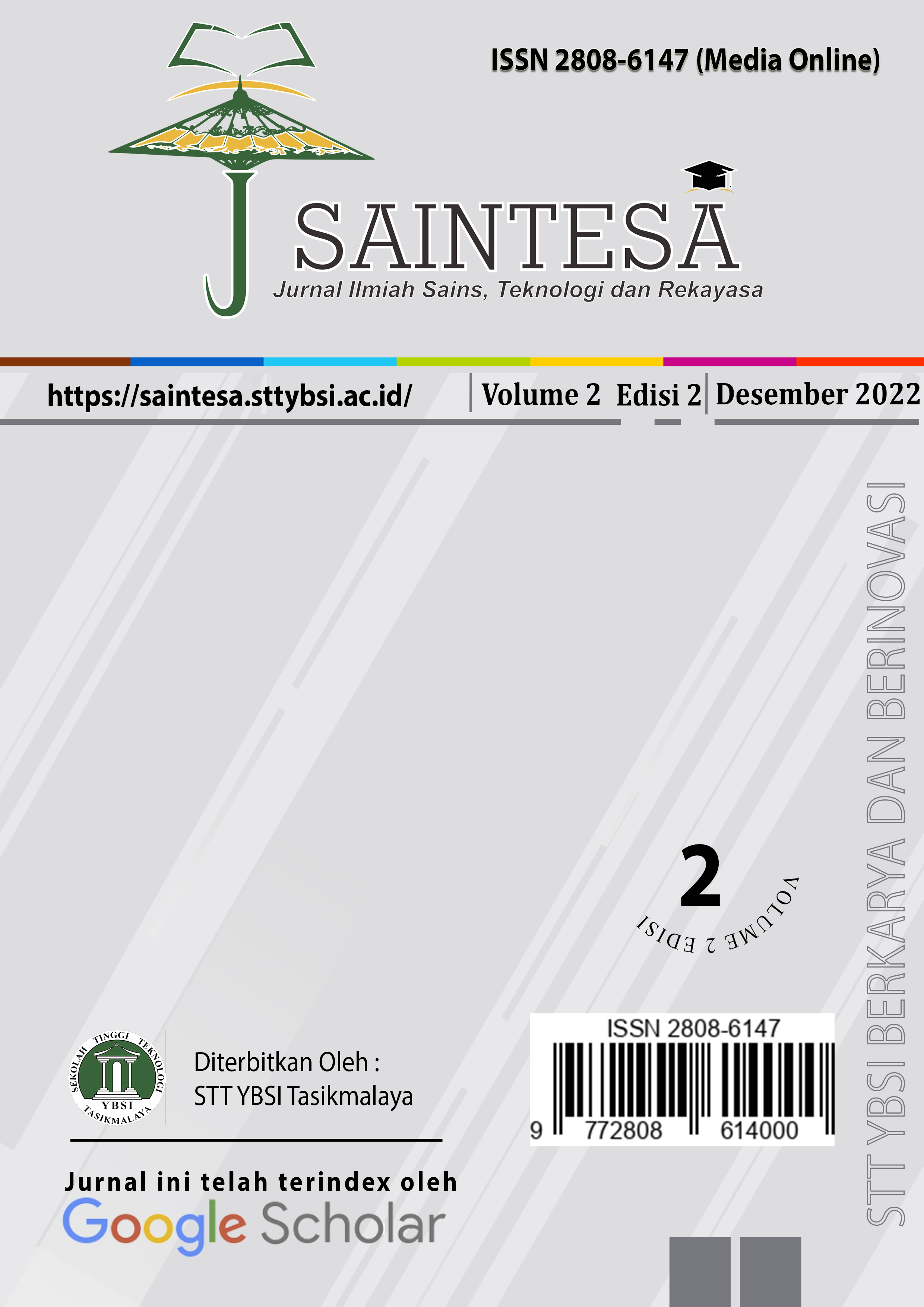 					Lihat Vol 2 No 2 (2022): Vol 2 No 2 (2022): Vol 2 No 2 (2022): Saintesa: Jurnal Sains Teknologi dan Rekayasa
				